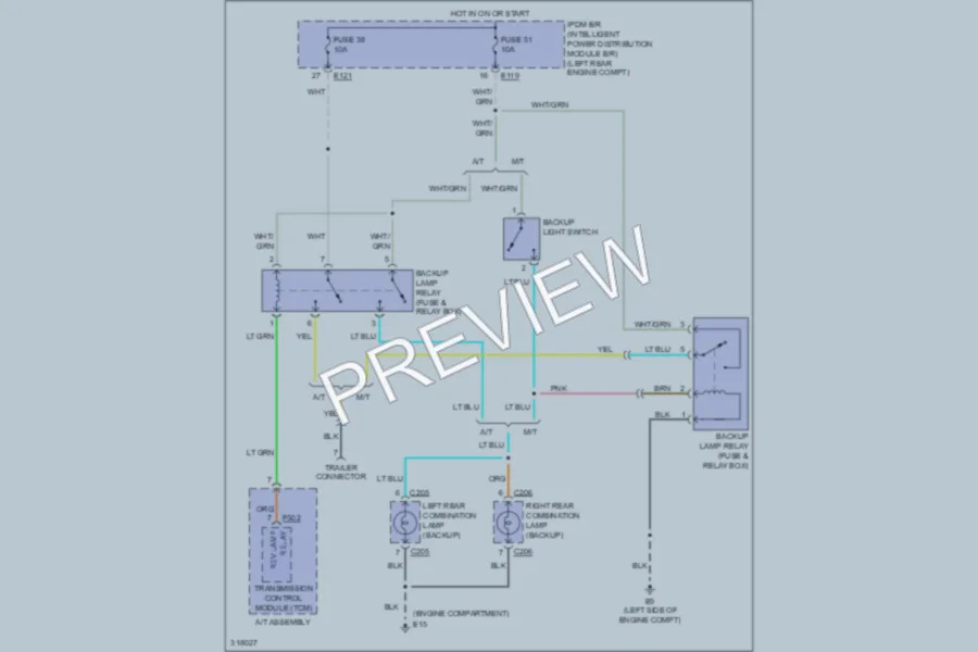 2009 Suzuki Equator Exterior Lights wiring diagram preview