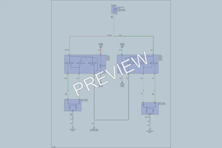 2009 Suzuki Equator Power Seats wiring diagram preview