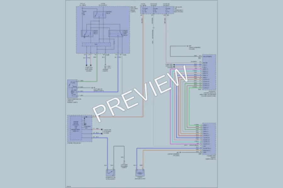 2009 Suzuki Equator Wiper Washer wiring diagram preview