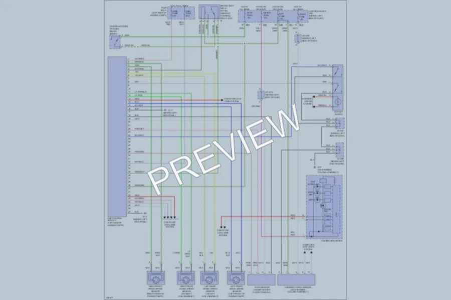 2009 Suzuki GrandVitara Anti Lock Brakes wiring diagram preview