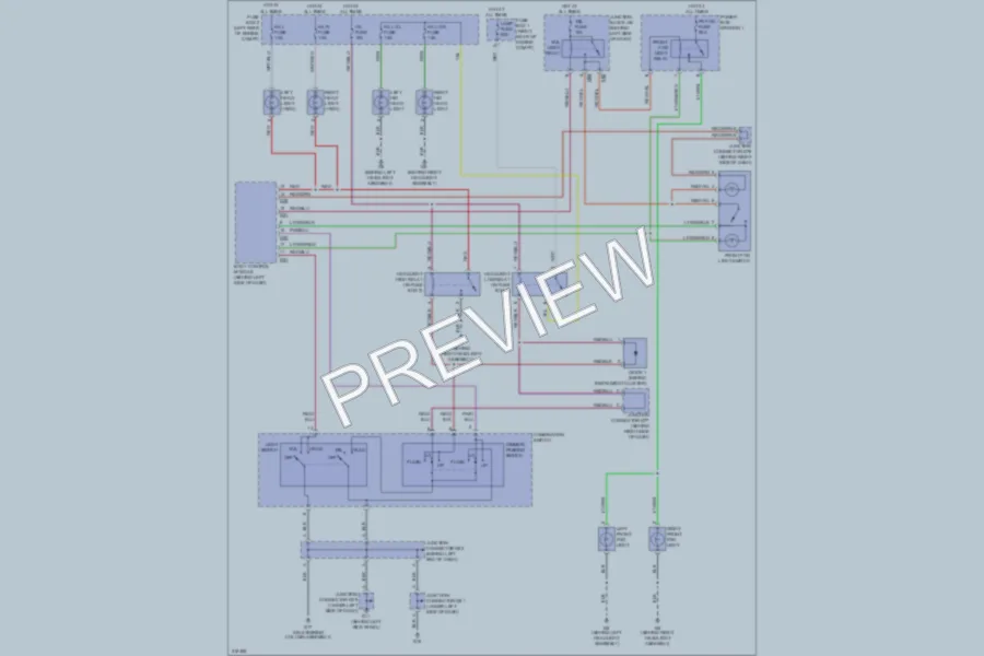 2009 Suzuki GrandVitara Headlights wiring diagram preview