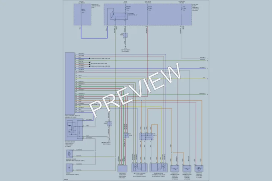 2009 Suzuki SX4 Air Conditioning wiring diagram preview