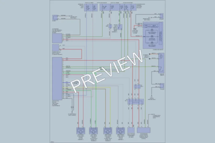 2009 Suzuki SX4 Anti Lock Brakes wiring diagram preview