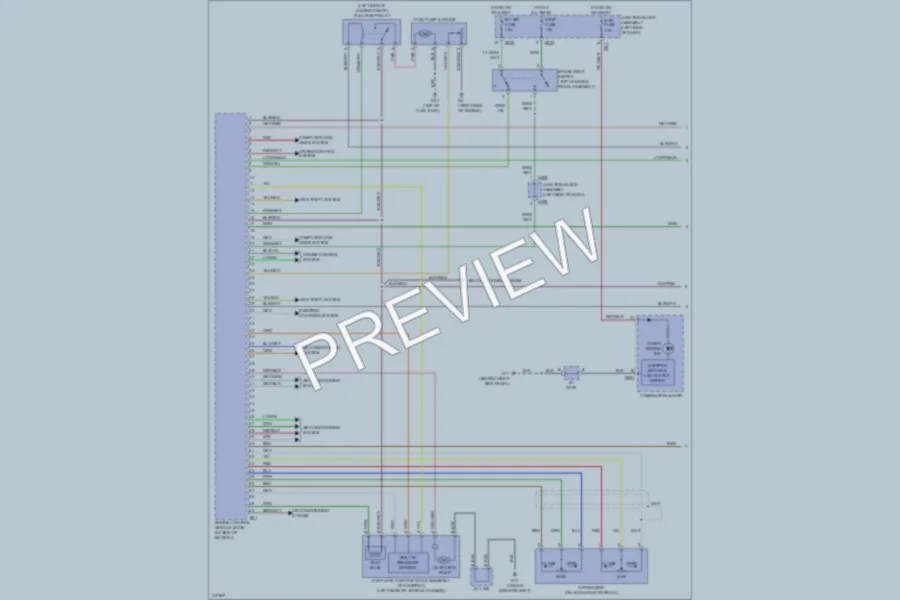 2009 Suzuki SX4 Engine Performance wiring diagram preview
