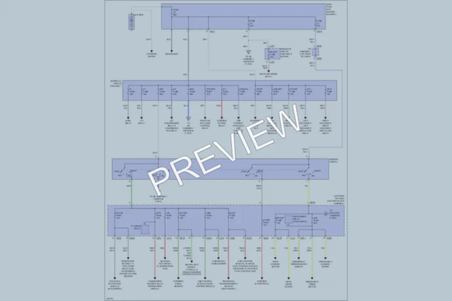 2009 Suzuki SX4 Power Distribution wiring diagram preview