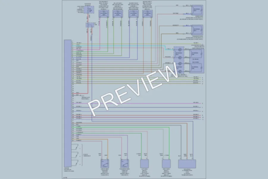 2009 Suzuki SX4 Supplemental Restraints wiring diagram preview