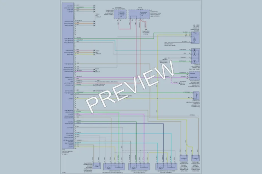 2009 Suzuki XL7 Air Conditioning wiring diagram preview
