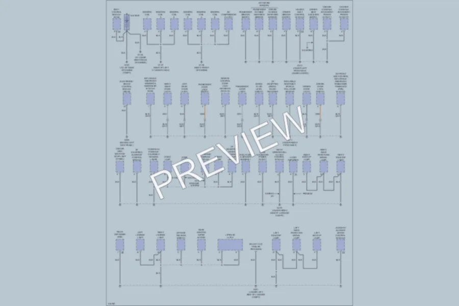2009 Suzuki XL7 Ground Distribution wiring diagram preview