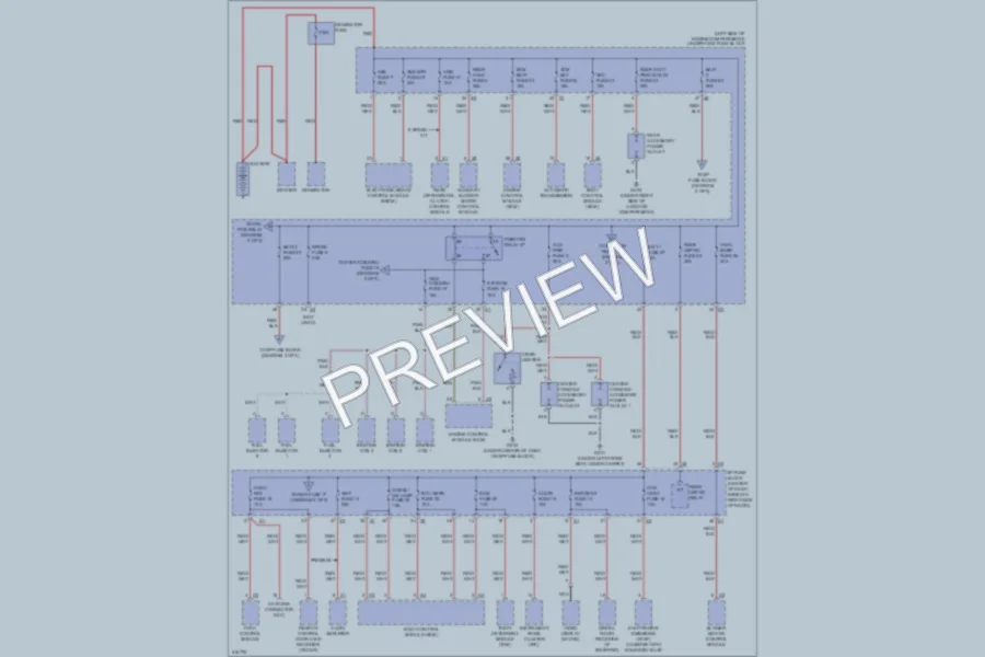 2009 Suzuki XL7 Power Distribution wiring diagram preview