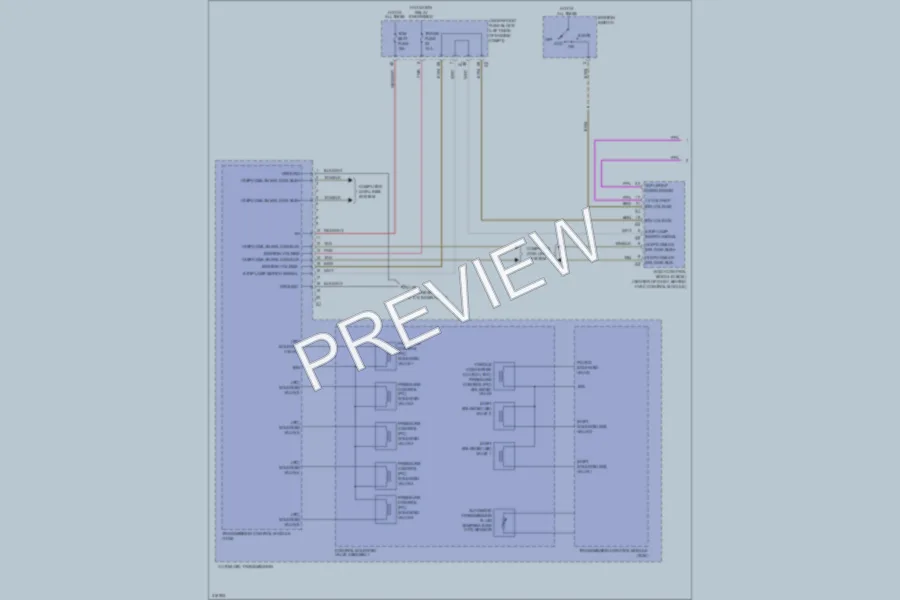 2009 Suzuki XL7 Transmission wiring diagram preview