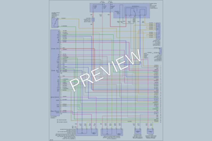 2009 Toyota 4Runner Air Conditioning wiring diagram preview