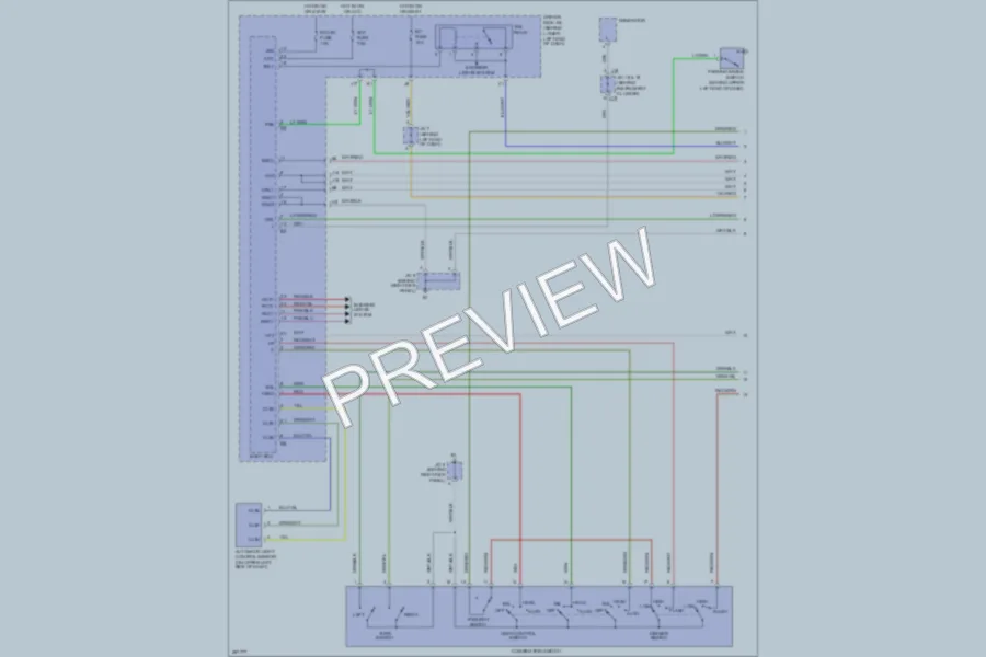 2009 Toyota 4Runner Headlights wiring diagram preview