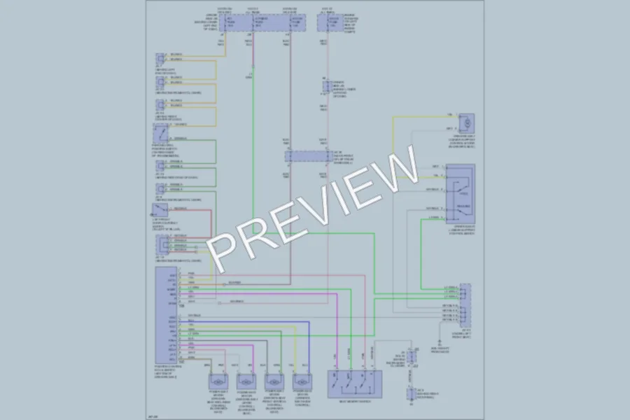 2009 Toyota 4Runner Memory Systems wiring diagram preview
