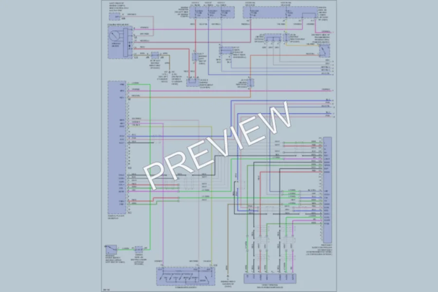 2009 Toyota 4Runner Navigation wiring diagram preview