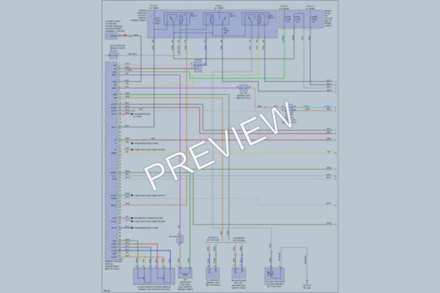 2009 Toyota Avalon Engine Performance wiring diagram preview