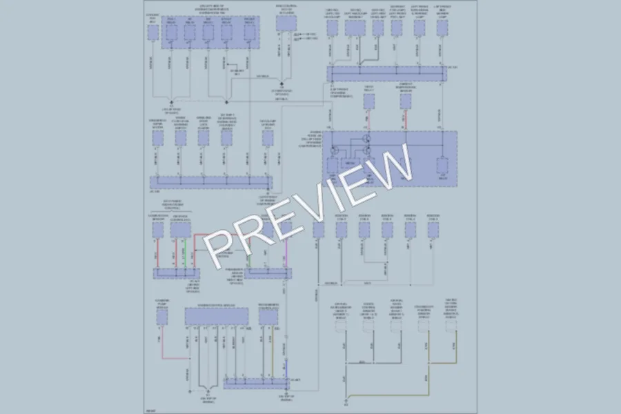 2009 Toyota Avalon Ground Distribution wiring diagram preview