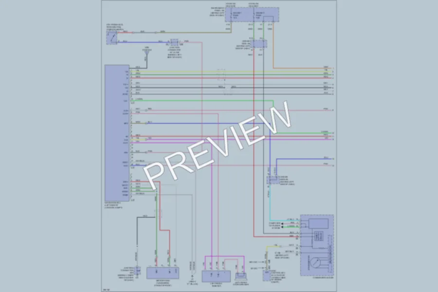 2009 Toyota Avalon Navigation wiring diagram preview