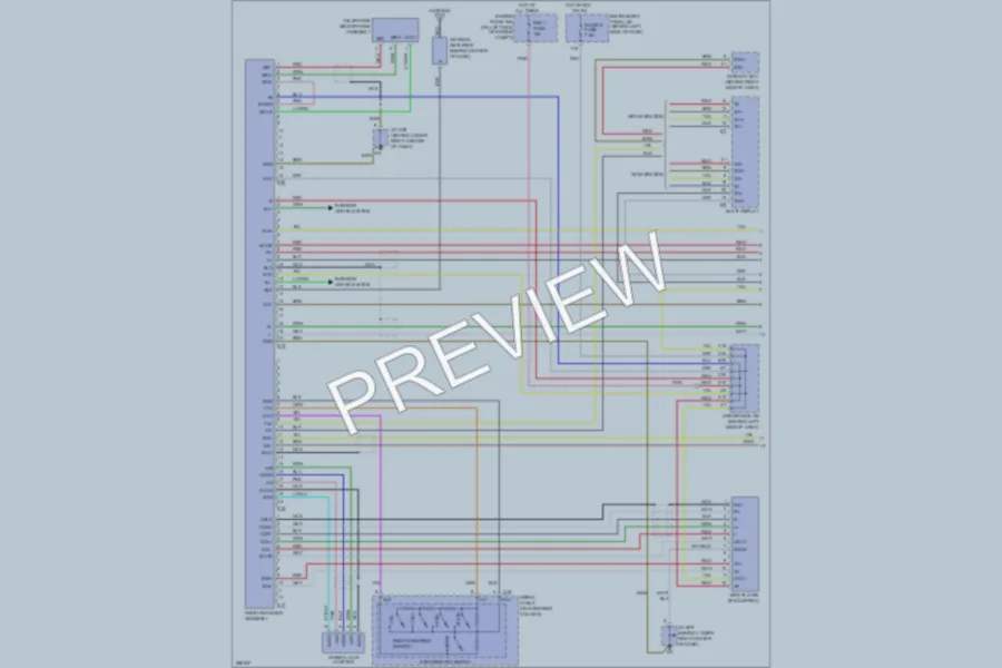 2009 Toyota Avalon Radio wiring diagram preview