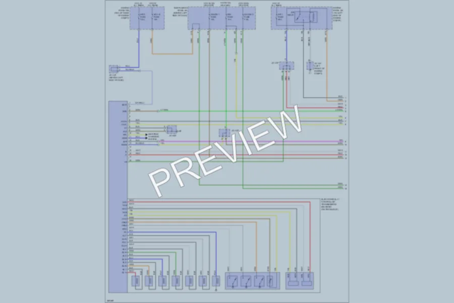 2009 Toyota Avalon Transmission wiring diagram preview