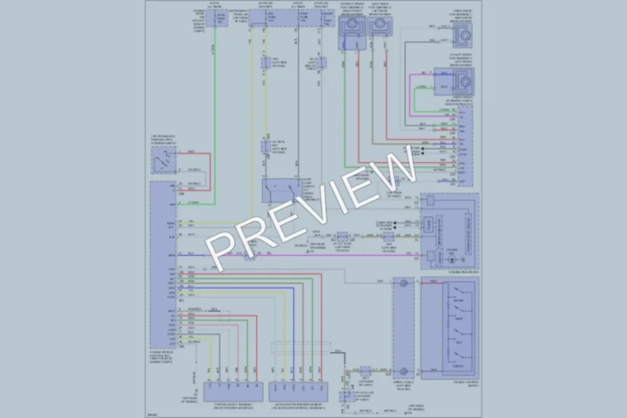 2009 Toyota Camry Cruise Control wiring diagram preview