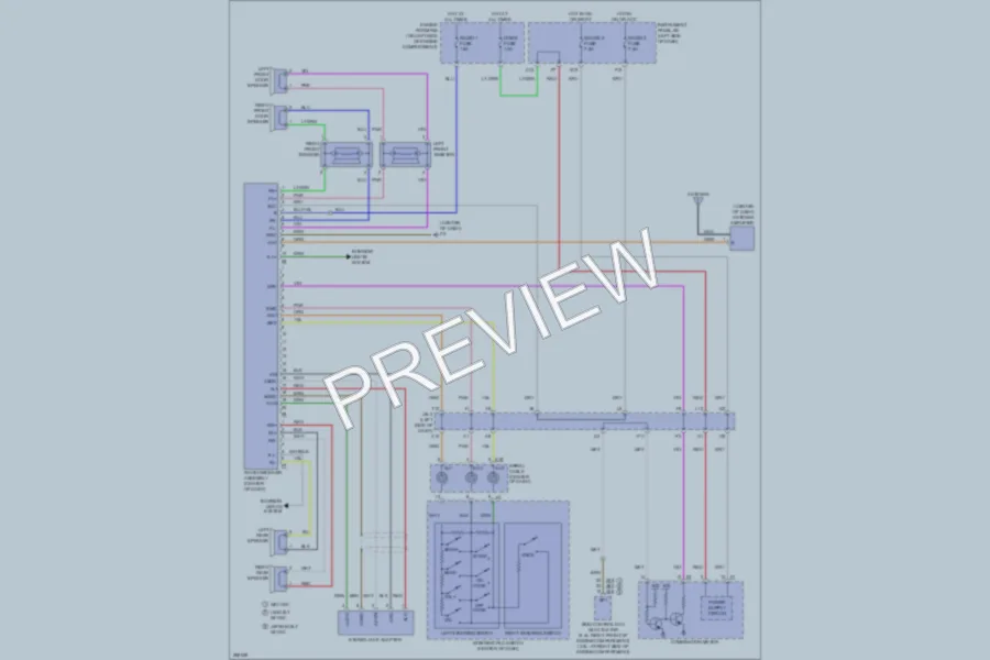 2009 Toyota Camry Radio wiring diagram preview