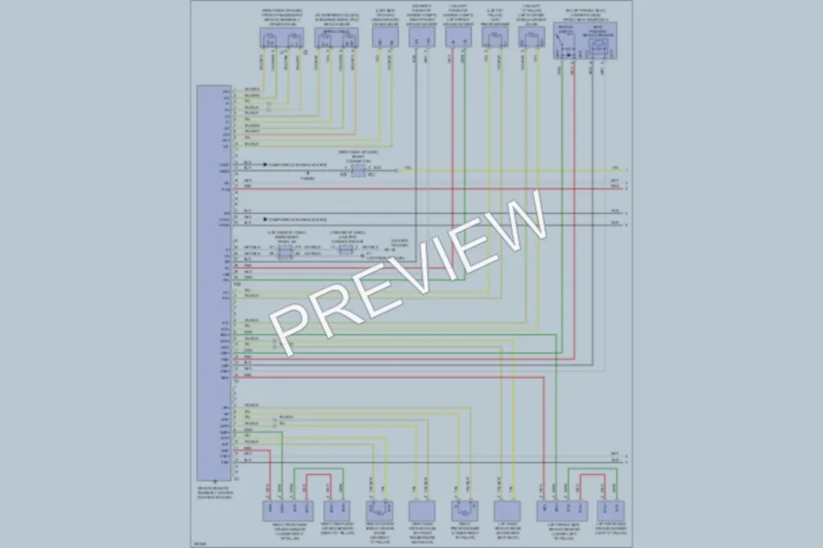 2009 Toyota Camry Supplemental Restraints wiring diagram preview