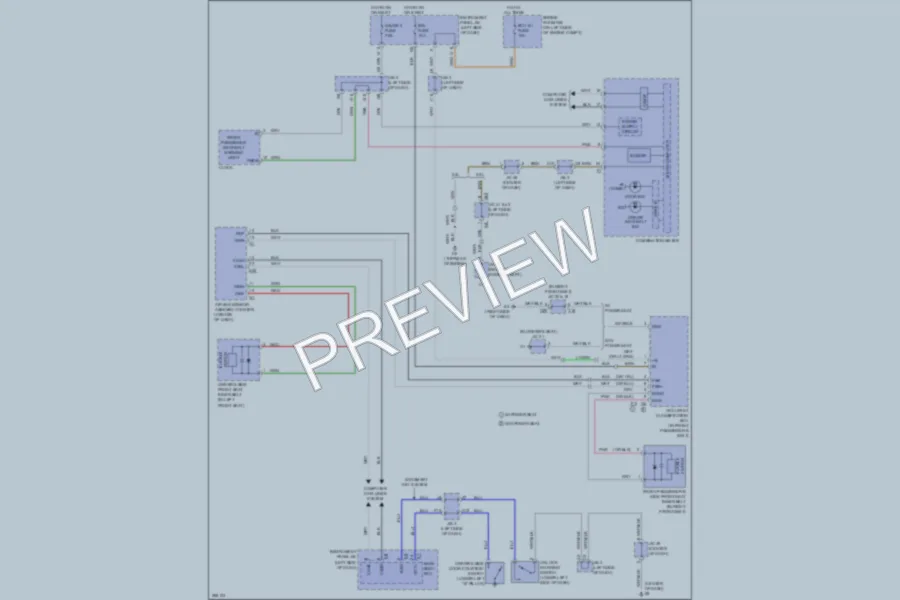 2009 Toyota Camry Warning Systems wiring diagram preview