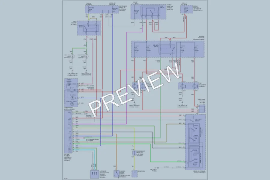 2009 Toyota Corolla Headlights wiring diagram preview