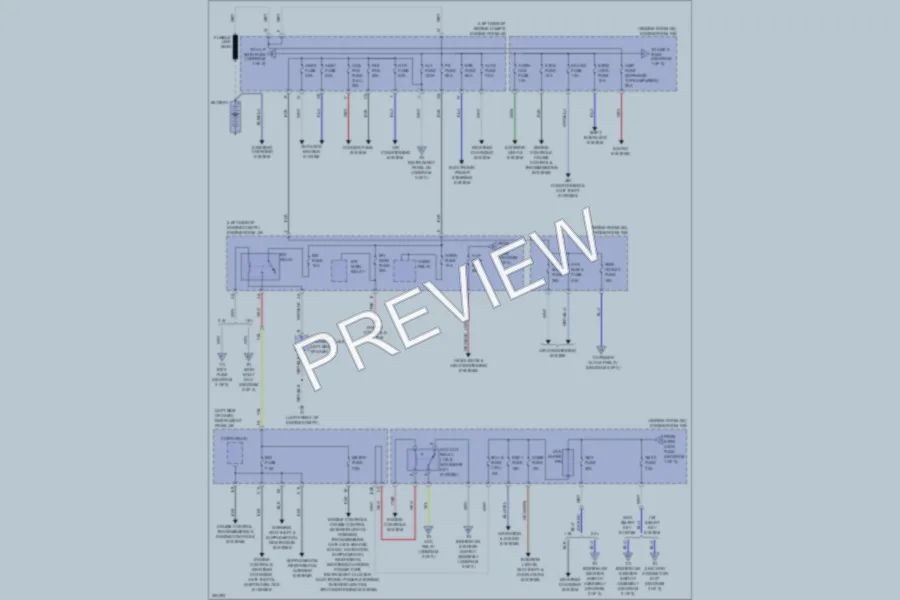 2009 Toyota Corolla Power Distribution wiring diagram preview