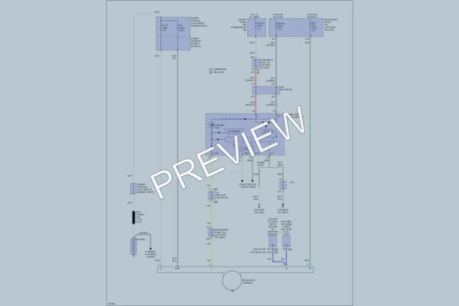 2009 Toyota Corolla Starting Charging wiring diagram preview