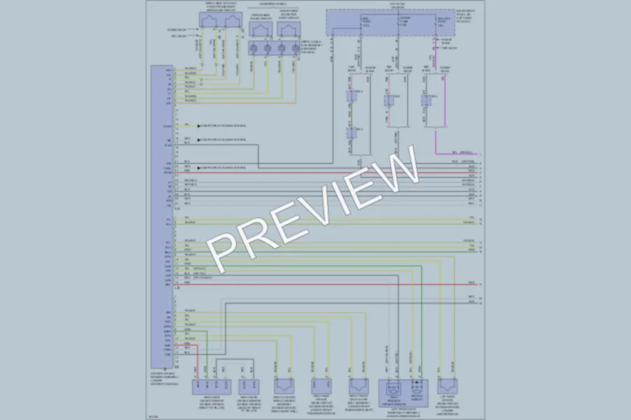 2009 Toyota Corolla Supplemental Restraints wiring diagram preview