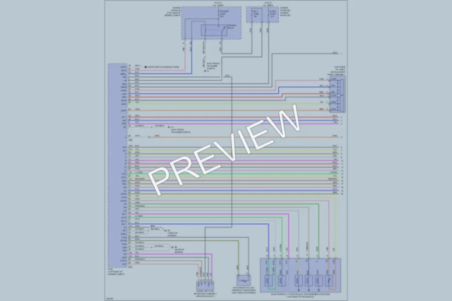 2009 Toyota Corolla Transmission wiring diagram preview
