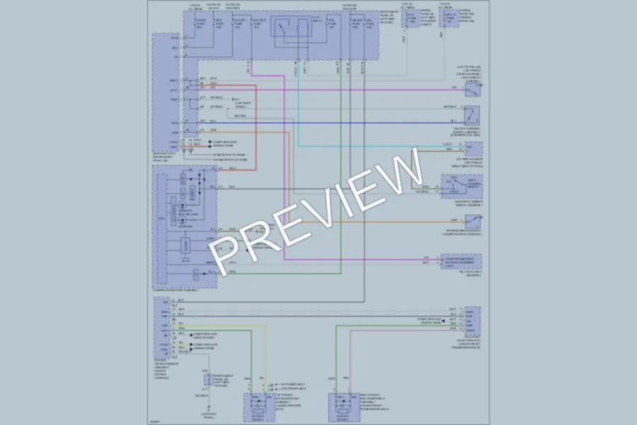 2009 Toyota Corolla Warning Systems wiring diagram preview