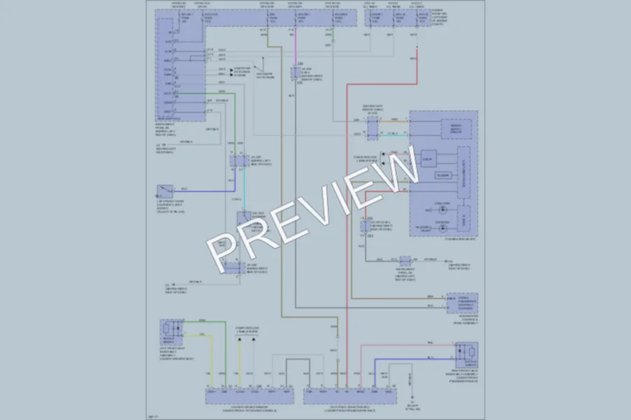 2009 Toyota Highlander Warning Systems wiring diagram preview