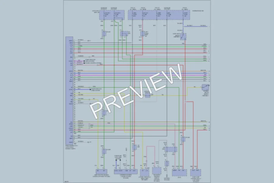 2009 Toyota LandCruiser Anti Lock Brakes wiring diagram preview