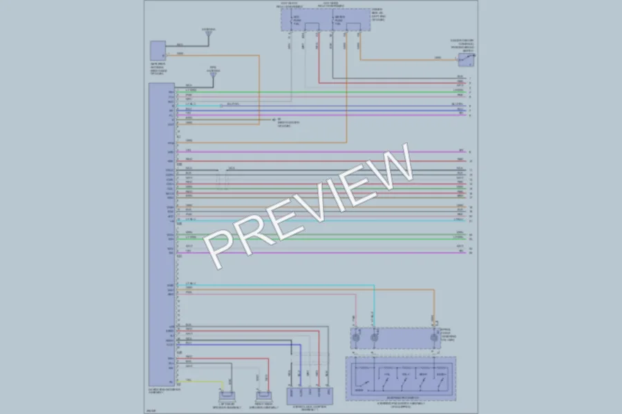 2009 Toyota Matrix Radio wiring diagram preview