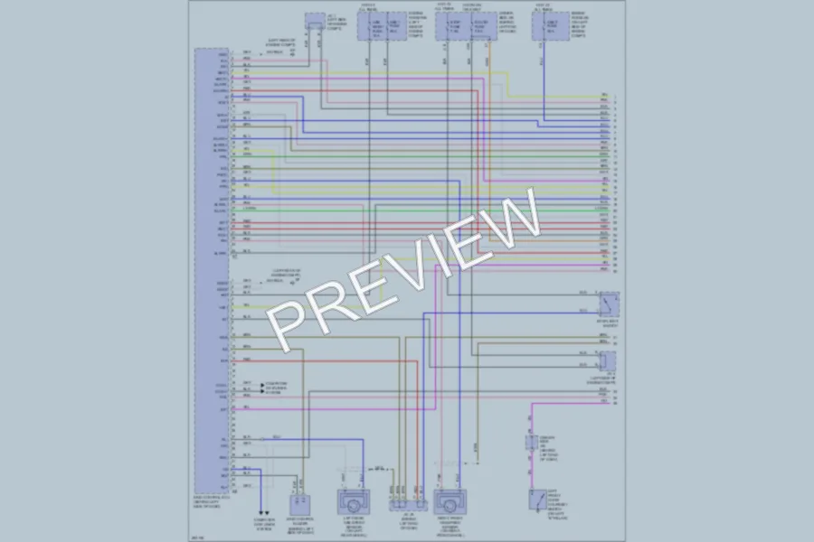 2009 Toyota Prius Anti Lock Brakes wiring diagram preview