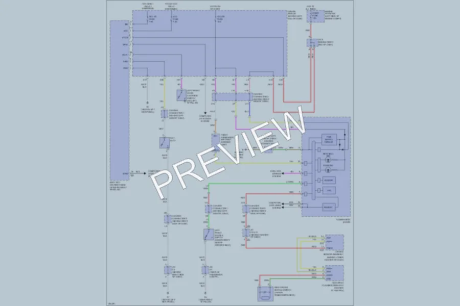 2009 Toyota Prius Warning Systems wiring diagram preview