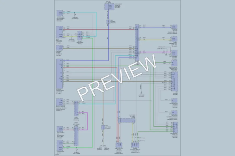 2009 Toyota RAV4 Computer Data Lines wiring diagram preview