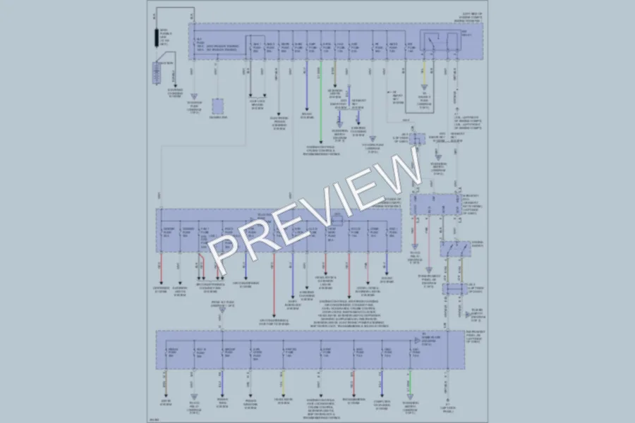 2009 Toyota RAV4 Power Distribution wiring diagram preview