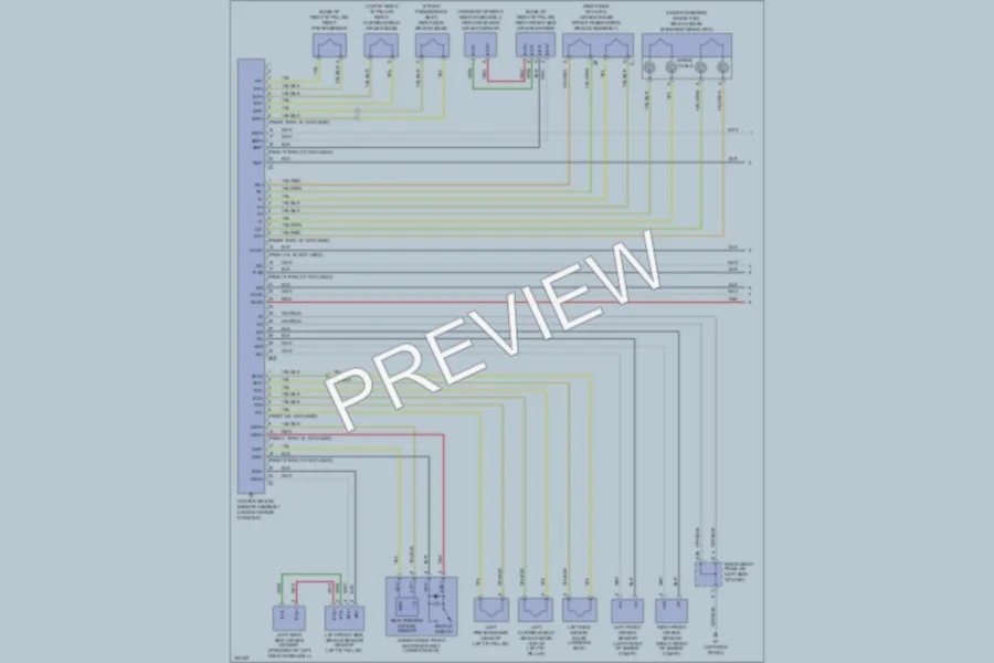 2009 Toyota RAV4 Supplemental Restraints wiring diagram preview