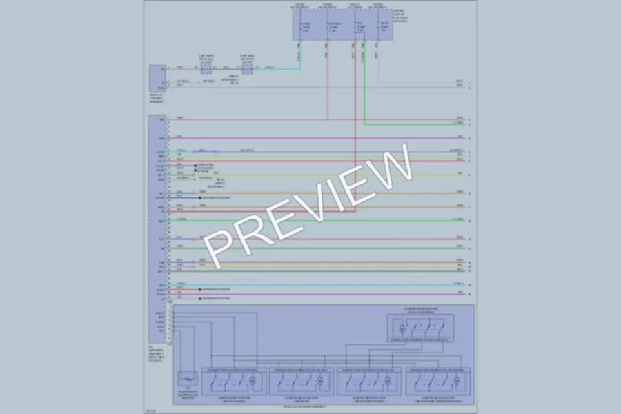 2009 Toyota Sequoia Air Conditioning wiring diagram preview