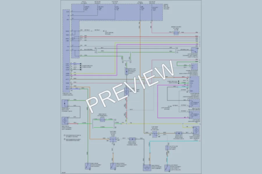 2009 Toyota Sequoia Interior Lights wiring diagram preview