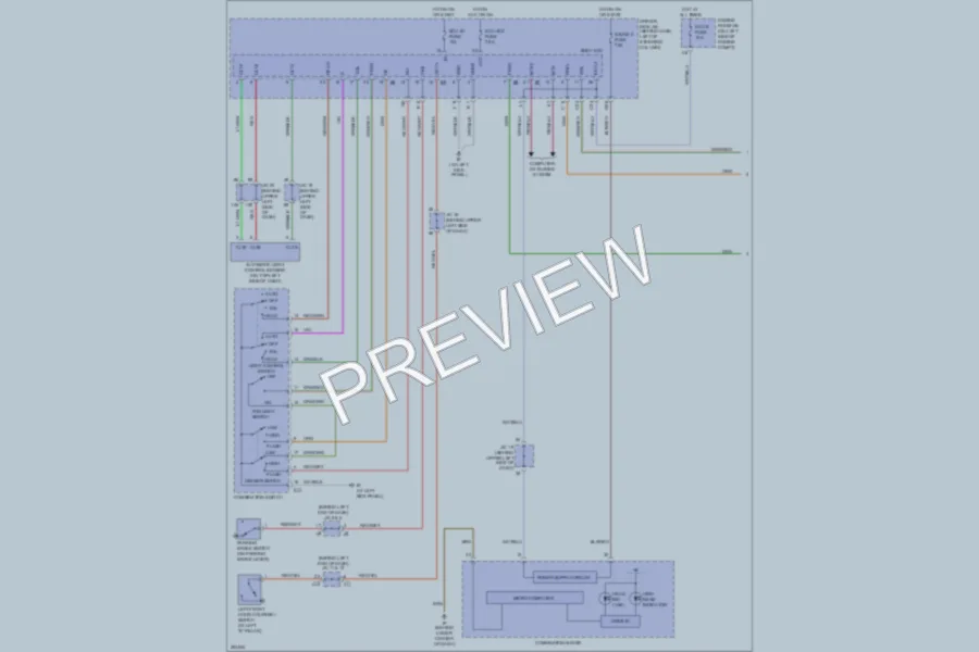 2009 Toyota Sienna Headlights wiring diagram preview