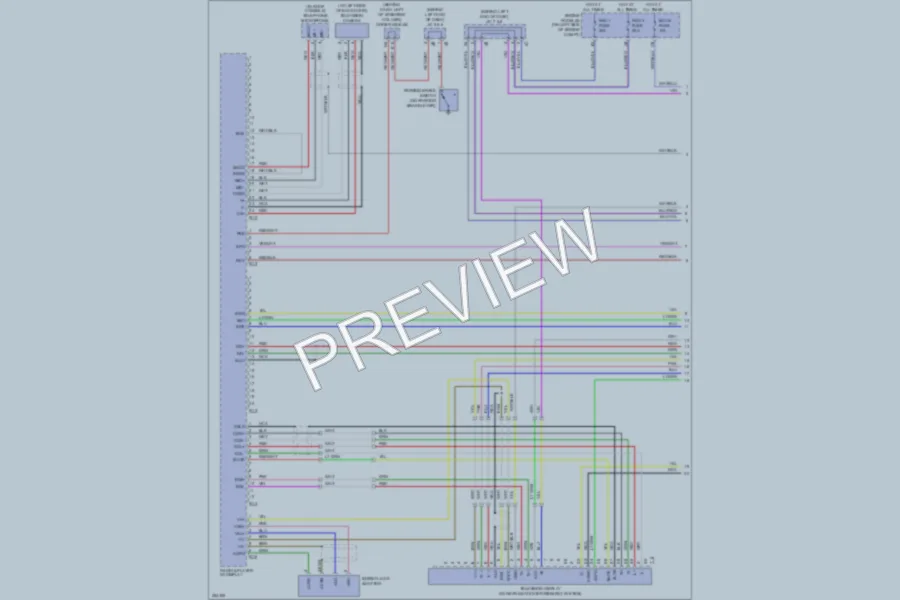 2009 Toyota Sienna Navigation wiring diagram preview