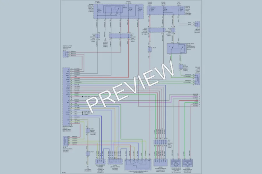 2009 Toyota Sienna Transmission wiring diagram preview