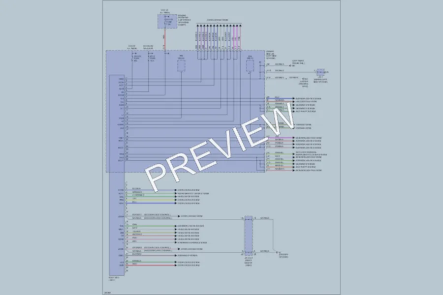 2009 Toyota Tacoma Body Control Modules wiring diagram preview