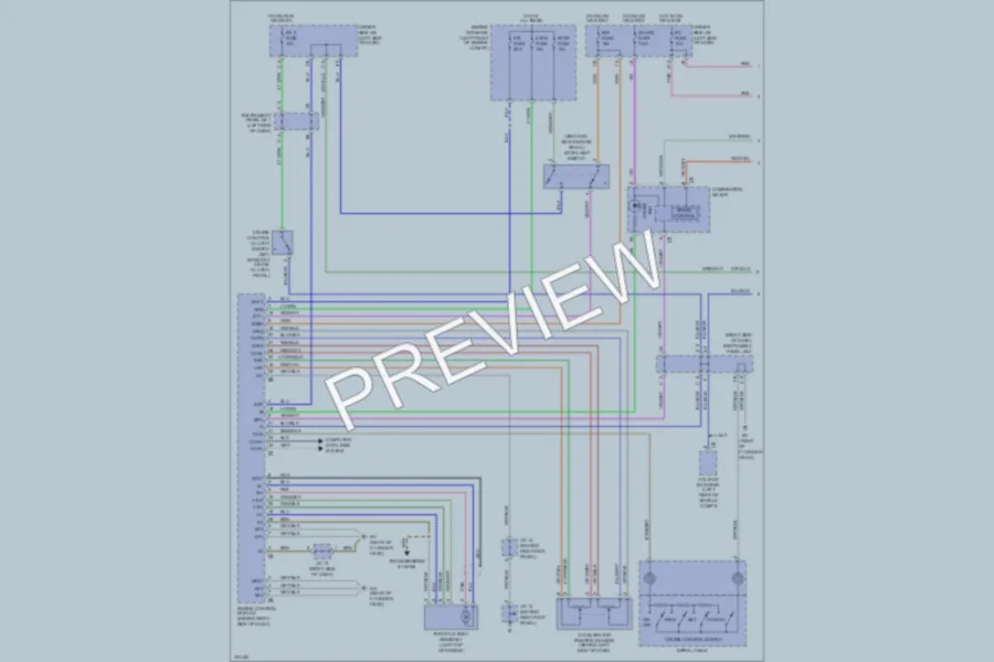 2009 Toyota Tacoma Cruise Control wiring diagram preview