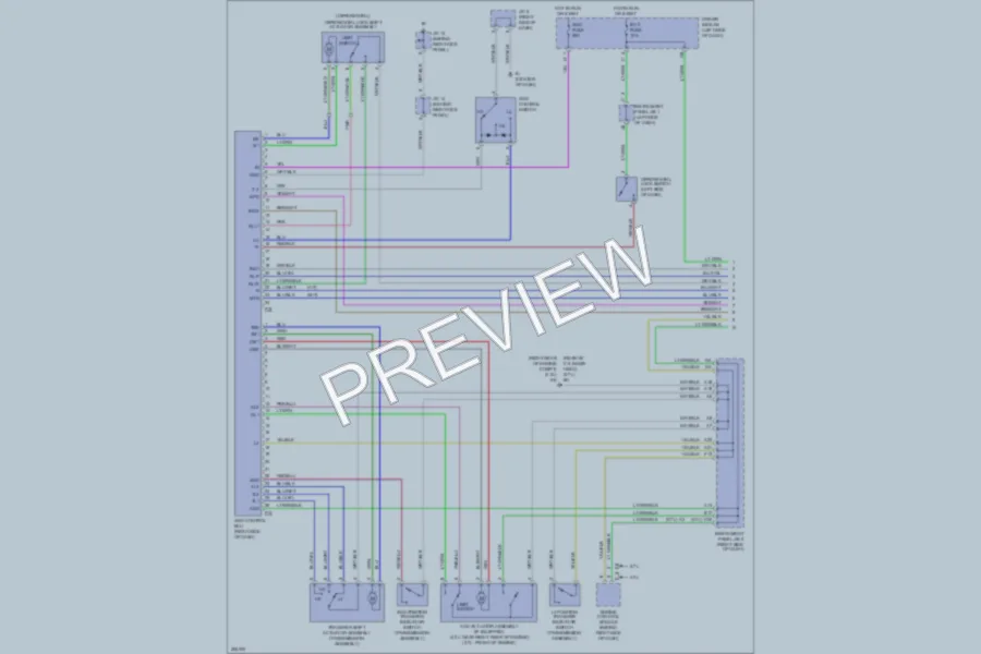 2009 Toyota Tacoma Transmission wiring diagram preview