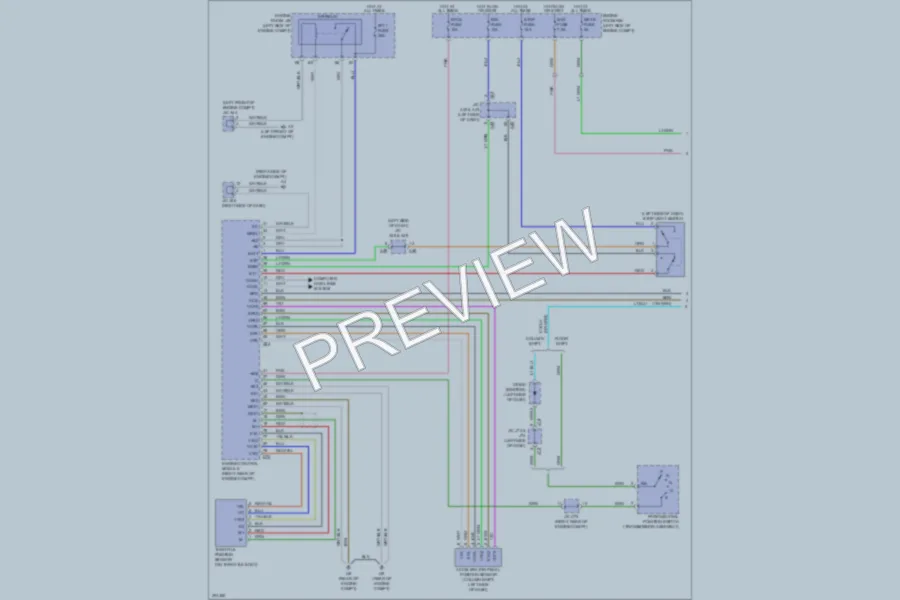 2009 Toyota Tundra Cruise Control wiring diagram preview